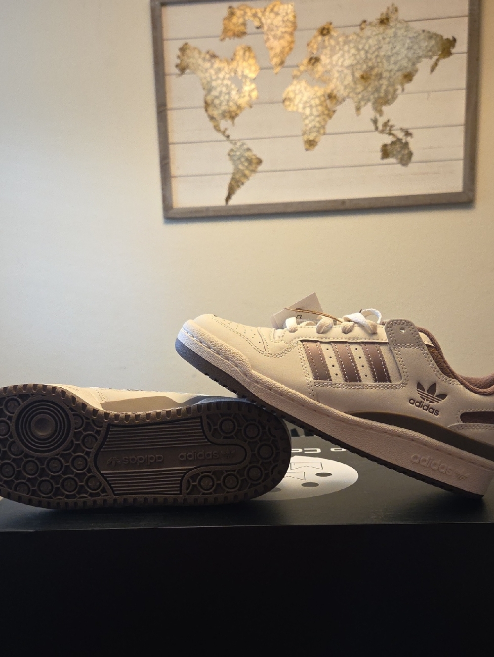 adidas Forum Low CL In Wonder White/Trace Brown Womens